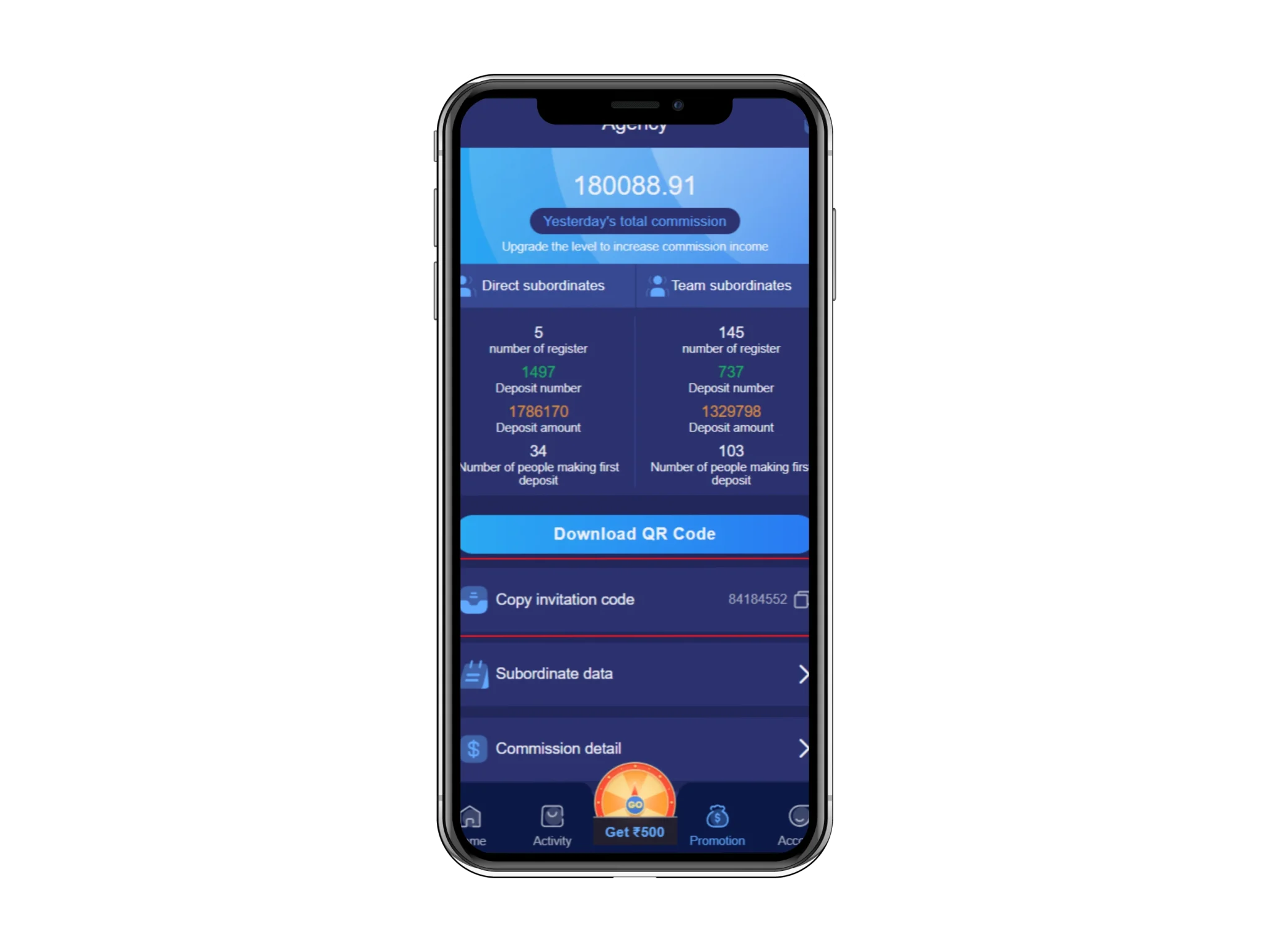 Tiranga Games referral program